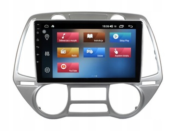 RADIO NAWIGACJA GPS HYUNDAI I20 2008-2012 ANDROID