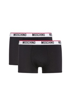 MOSCHINO Męskie czarne bokserki Underwear 2PACK M