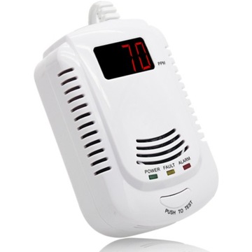 CERTYFIKOWANY CZUJNIK GAZÓW ŁATWOPALNYCH LPG GAZ ZIEMNY METAN ALARM CZUJKA