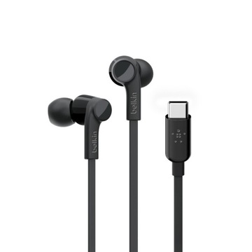 BELKIN Słuchawki Rockstar USB-C czarne