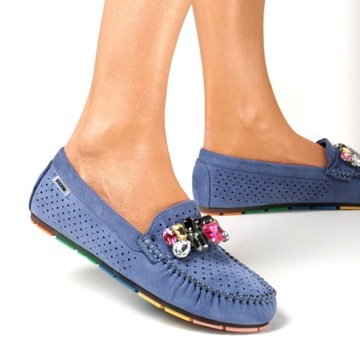 МАКАСИНЫ ЖЕНСКИЕ МЯГКИЕ GOODIN, ЗАМША FL 677, размер 37