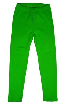 Legginsy getry leginsy bawełniane 110 zielone