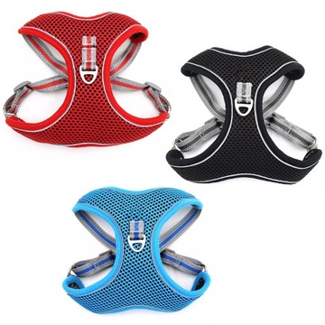 Шлейка для собаки, не давящая, светоотражающая, дышащая, размер XL.