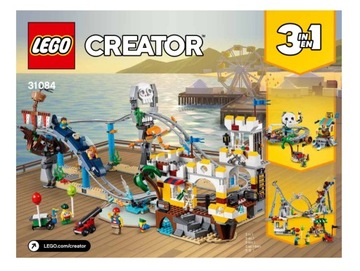 LEGO INSTRUKCJA - Creator Pirate Roller Coaster 31084 2018r.