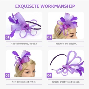 Женская коктейльная шляпа Fascinator Hat