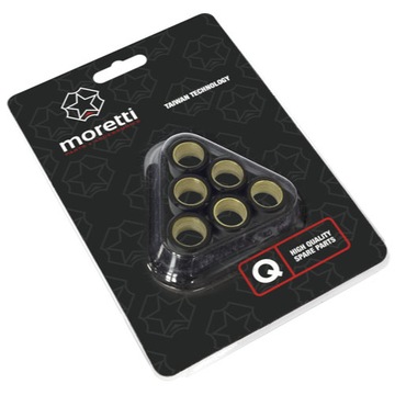 KOMPLET ROLEK WARIATORA SKUTER 4T 50 3,5g Moretti