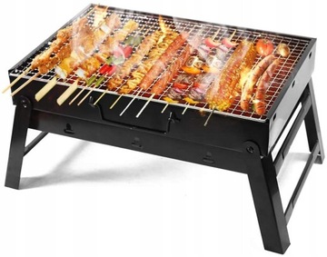 GRILL Turystyczny OGRODOWY Składany WĘGLOWY DUŻY