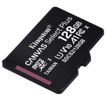 Карта памяти microSD Kingston Canvas Select Plus емкостью 128 ГБ
