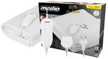 Koc Elektryczny MATA GRZEWCZA 150x80cm Miękki POLAR Pilot Timer 1 osobowy