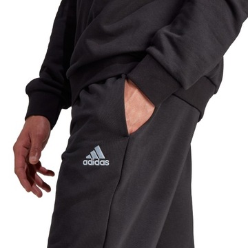 ADIDAS PÁNSKA BAVLNENÁ TEPLÁKOVÁ SÚPRAVA BIG LOGO TERRY TRACK SUIT ČIERNA IJ8555 r.M