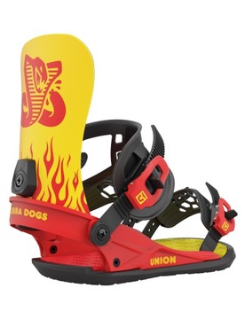 Wiązania snowboardowe Union Strata Custom House Cobra Dogs M