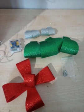 Набор из 4 рождественских декоративных подарочных коробок LED CCLIFE