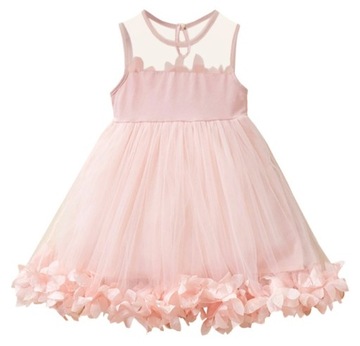 ДЕТСКОЕ БАЛЬНОЕ ПЛАТЬЕ BEAR LEADER, РОЗОВОЕ 98