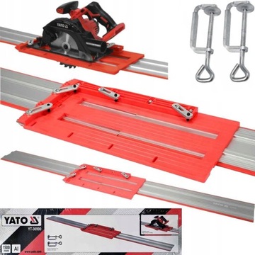 YATO PROWADNICA 1350MM DO PILAREK TARCZOWYCH SZYNA PROWADZĄCA ZE ŚCISKAMI