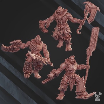Cursed Bone Shredders Squad (build kit) x3 DakkaDa