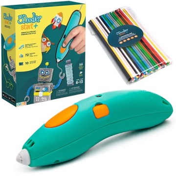 3DOODLER 3D PEN START PLUS SPLUS НАБОР ДЛЯ ПЕЧАТИ 3D ПРОЕКТОВ ДЛЯ ДЕТЕЙ