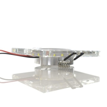 HALOGENOWA RAMKA OCZKO OPRAWKA SUFITOWA DO ŻARÓWEK GU10 KWADRAT DO ŁAZIENKI