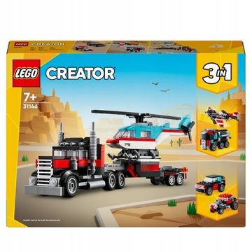 Набор кубиков LEGO Creator 3in1 «Грузовик и вертолет» 31146