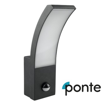 Kinkiet LED zewnętrzny z czujnikiem ruchu, IP54, 9 W, 1000 lm, 4000 K, 23 c