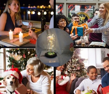 ВЕЧНАЯ РОЗА В СТЕКЛЕ, СВЕТЯЩАЯСЯ СВЕТОДИОДНАЯ ИДЕЯ ПОДАРКА ЖЕНЩИНЕ НА ДЕНЬ МАТЕРИ