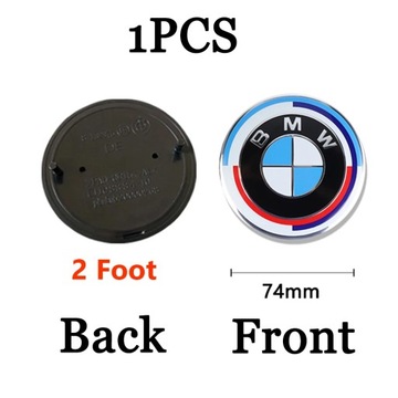 74/82 мм капот автомобиля передняя часть багажника эмблема запасная наклейка для BMW