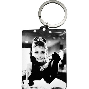 Brelok do kluczy AUDREY HEPBURN ŚNIADANIE RETRO