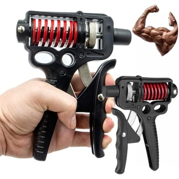 ŚCISKACZ DO RĄK DŁONI REGULOWANY OPÓR 5-65KG CZARNY