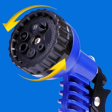 WĄŻ OGRODOWY 30m ROZCIĄGLIWY ELASTYCZNY + ZŁĄCZKI + PISTOLET