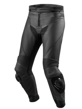 REV'IT SKÓRA VERTEX GT Black spodnie motocyklowe