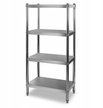 ПОЛКА КЛАДОВАЯ ИЗ НЕРЖАВЕЮЩЕЙ СТАЛИ 90x40 СМ