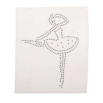 Нашивка «Утюг» на заплатках «Балеринка» с термопереносом