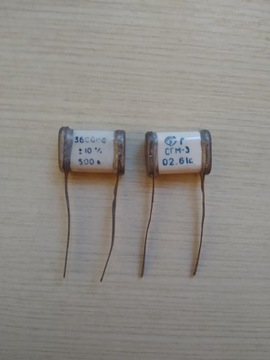 KONDENSATOR 3,6nF 500V 5% SGM-3 SILVER MICA rosja kpl=5