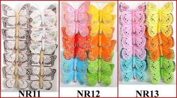 БАБОЧКИ-бабочки ИСКУССТВЕННЫЕ УКРАШЕНИЯ для ШТОР 16 дизайнов!