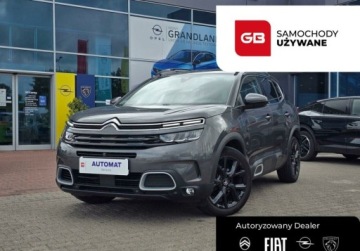 Citroen C5 Aircross SUV 1.2 PureTech 130KM 2022 Citroen C5 Aircross 1,2T 130KM EAT8 wersja Shine, bezwypadkowy, serwisowany