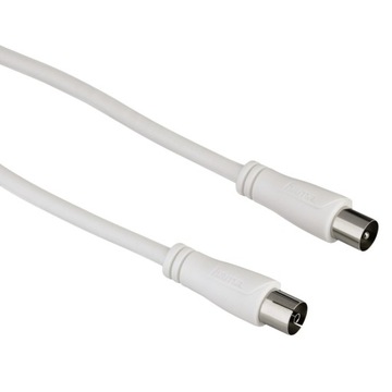 Kabel przewód antenowy RTV Coax RF 0,75m 90dB HAMA