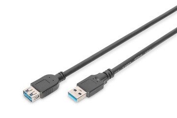DIGITUS Кабель-удлинитель USB 3.0 M-F 1,8 м