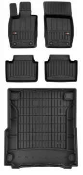 Set 3D gumové rohože Porsche Panamera 2 e-Hybryda od roku 2016