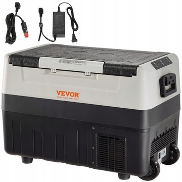 Lodówka Samochodowa 55L dwustrefowa 2w1 kompresorowa 12/24V 230V