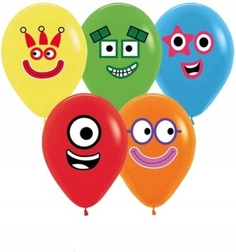 10pcs Numberblocks Balloons 12inch Number Blocks