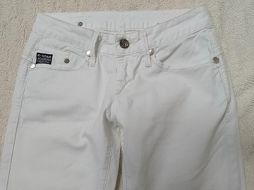 spodnie jeans damskie G STAR RAW 28/32 białe