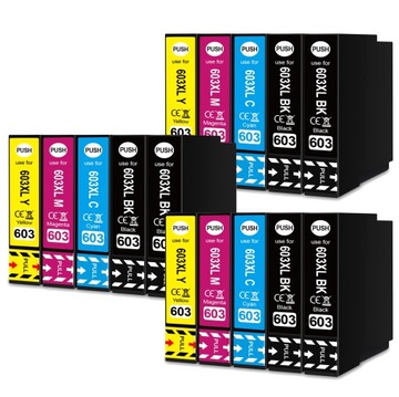 15x TUSZE DO EPSON WF-2810 WF-2820 WF-2830 WF-2835 WF-2840 WF-2850 WF-2870