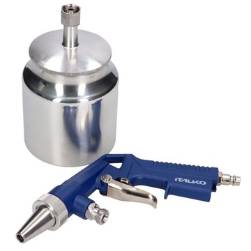 PISTOLET DO PIASKOWANIA METALOWY ZBIORNIK 1L ITALKO
