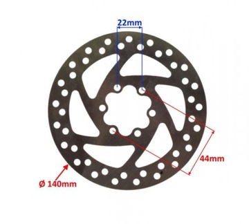 Задний тормозной диск Kugoo M4.
