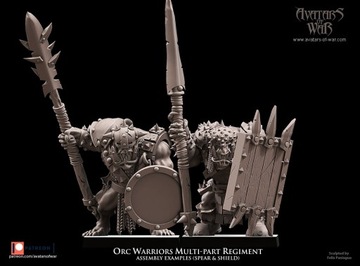 Orc Warriors - Multi-part 1x