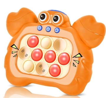 ЭЛЕКТРОННАЯ ИГРУШКА ДЛЯ ДЕТЕЙ POP IT АНТИСТРЕСС НАВЫК КРАБ