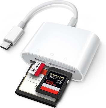 CZYTNIK KART SD MICRO SD 3 W 1 USB-C