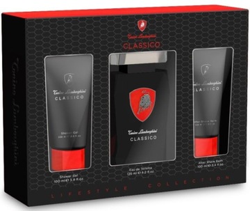 TONINO LAMBORGHINI CLASSICO EDT 125ml +BALSAM +ŻEL