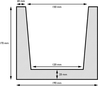 Балка Рустик 19х17см 4м темная INdecori