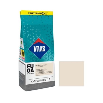 Fuga Ceramiczna 018 Beż Pasetelowy 2kg - ATLAS