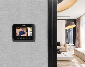 ВИДЕОИНТЕРФОН ВОРОТА БРЕЛКИ ДВА МОНИТОРА